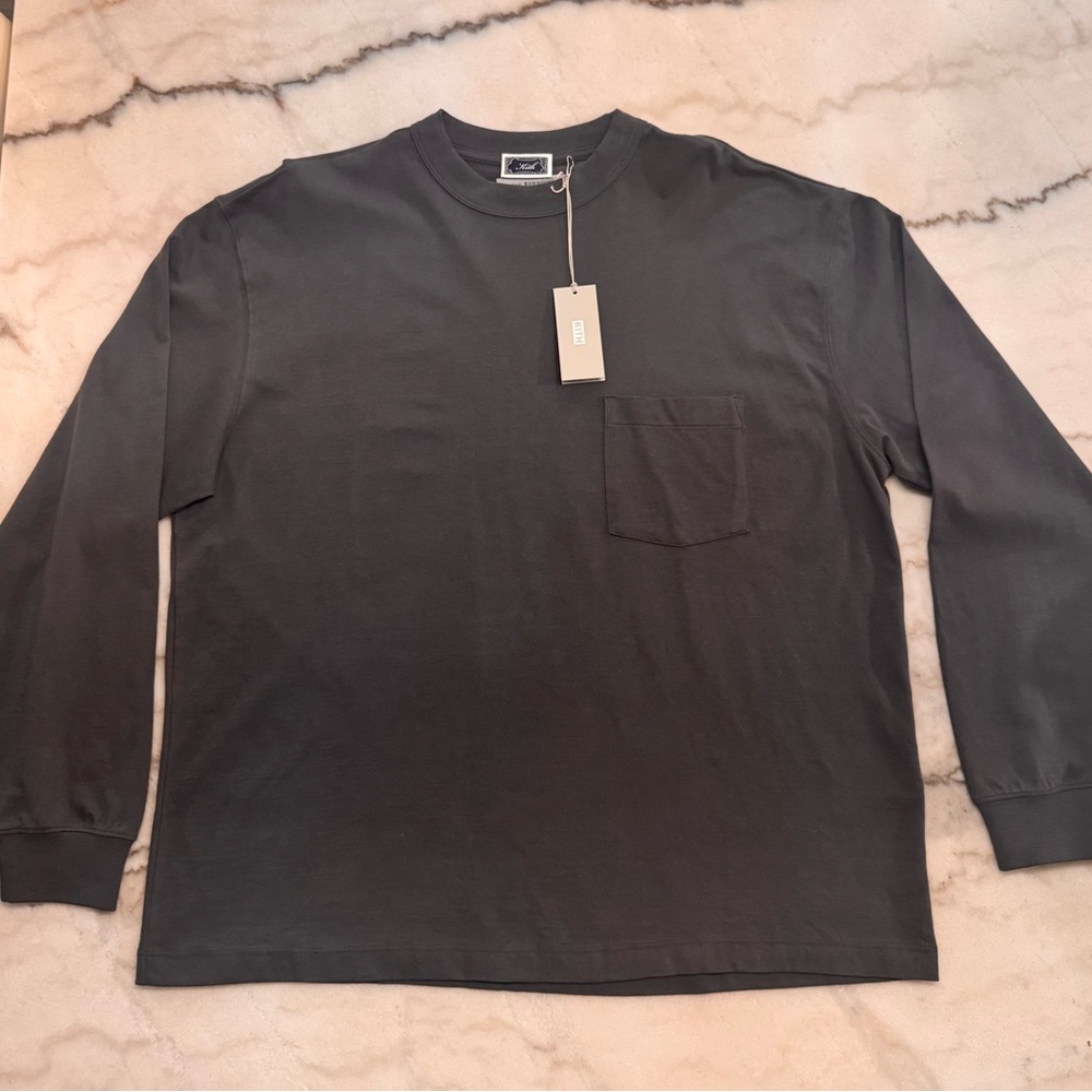 NWT Kith Men’s L/S Leonard Pocket Tee